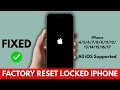 iPhone is Locked? How to Factory Reset iPhone Without Passcode And Computer in 2026 Latest Update