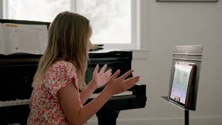 Piano lesson clip