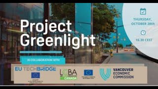 EU Techbridge webinar "Project Greenlight - Energy Utility Challenge"
