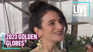 Jenny Slate Says Her Alternate Universe Requires "More Sleep" at Globes | E! News