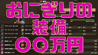 【元素騎士】おにぎり！お前の装備総額いくらするんだ？