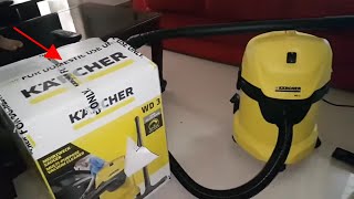 KARCHER WD3/MV3 Review/Unboxing/Pros\u0026Cons 1000 Watt Wet \u0026 Dry Vacuum Cleaner