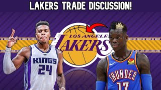 Is a Buddy Hield or Dennis Schroder Lakers Trade more REALISTIC? Lakers Trade Debate, Lakers News