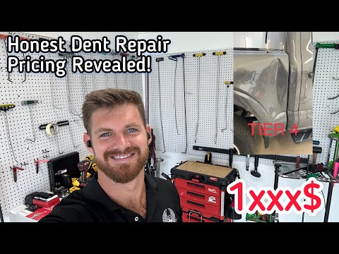 How much does it cost to fix a big dent in a car door?