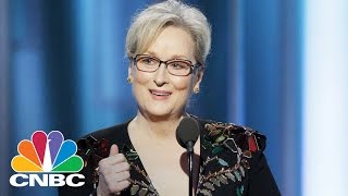 Meryl Streep Takes On Donald Trump At The Golden Globes | Squawk Box | CNBC