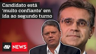 Tarcísio sobre diferença entre ele e Rodrigo Garcia: "Sou o candidato do presidente Bolsonaro"