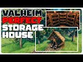 How to Build an Organised Storage House with Black Metal Chests | Valheim