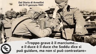 Troppo grave è il marciume e il duce è il duce che Soddu dice si può guidare, non si può contrastare