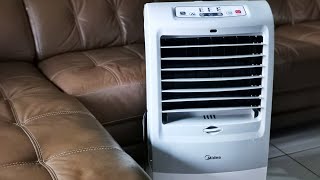 Midea MAC-215F Air Cooler Unboxing \u0026 Review - Better Than a Normal Fan? | RM280 Lazada Malaysia