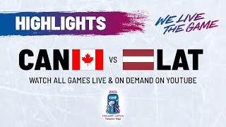 Highlights | Canada vs. Latvia | 2023 #IIHFWorlds