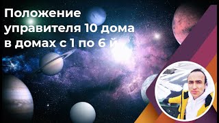 Управитель 10 го дома карьеры в домах с 1 по 6 по ведической астрологии Джйотиш