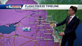 High winds, flash freezing to occur Friday during winter storm