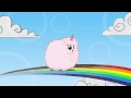 Pink Fluffy Unicorns Dancing on Rainbows (24 Hour Insanity Version!)