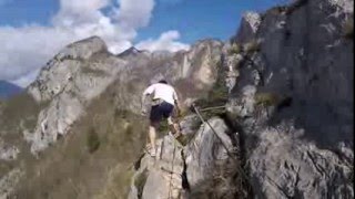 Via ferrata Fausto Susatti Cima Capi - Biacesa - Valle di Ledro - Gopro Hero Session