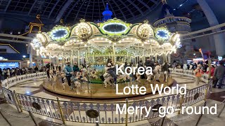 Korea Amusement park Merry-go round 롯데월드 회전목마