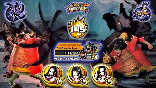 EX Blackbeard Marshall D. Teach with [Stun Reduction Medals] Showcase | One Piece Bounty Rush