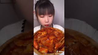 ASMR MUKBANG #00217 🍖 FIRE Noodle \u0026 Spicy Seafood boil \u0026 Octopus | COOKING \u0026 EATING SOUND! #Short