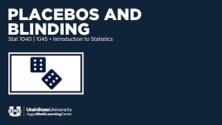 Placebos and Blinding | Intro to Stats • Stat 1040/1045