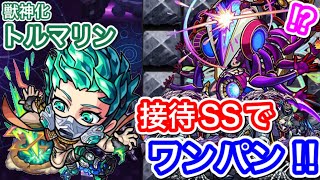 【トルマリン】SSでボス戦をワンパン‼︎轟絶アドゥブタに接待させてやってみた‼︎【モンスト】