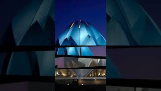 Lotus Temple Beautiful Night View 🥰🥰 in Delhi !! #lotustemple #delhicapitals #delhincr #placenewyork