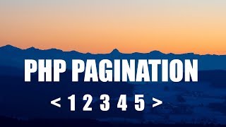 Create pagination like google - PHP Tutorial