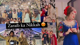 Finally Zaraib ka Nikkah😍🥀| Danish Sir spotted 🥀| aur Kon Kon aya 😂