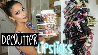 Declutter my Lipstick Collection!