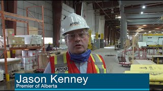 ATCO Structures bringing jobs back to Alberta | Jason Kenney