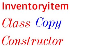 6.02: InventoryItem Copy Class Constructor | Starting Out With Java Chapter 6