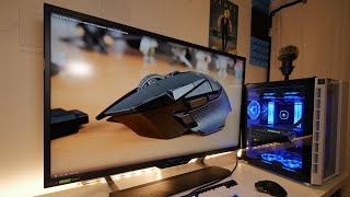This thing is huge! Acer Predator CG7 4K Monitor review - HDR, G-Sync, 144Hz?!?
