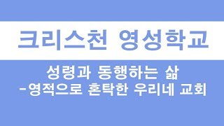 성령과 동행하는 삶 - 영적으로 혼탁한 우리네 교회