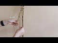 how to macrame plant hanger diy วิธีถัก เมคราเม่ เชือกแขวนกระถางต้นไม้