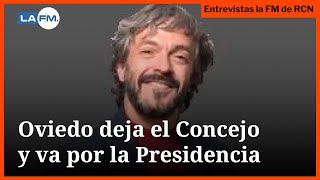 Oviedo anuncia salida del Concejo para lanzar candidatura presidencial