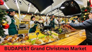 Budapest’s Award Winning Christmas Market Food | Hungary 2024 | Fashion Street | Central Europe