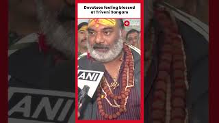 “We feel blessed…”: Devotees as they arrive to take holy dip at Triveni Sangam in Mahakumbh