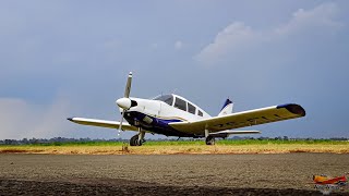 Piper Cherokee C departing Springs Aerodome (FASI)