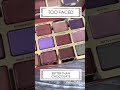 too faced better than chocolate eyeshadow palette swatches #shorts