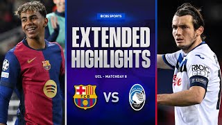 Barcelona vs. Atalanta: Extended Highlights | UCL League Phase MD 8 | CBS Sports Golazo