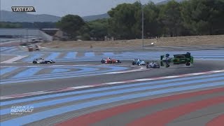 Eurocup Formula Renault 2.0 2017. Race 1 Circuit Paul Ricard. Last Lap | Sacha Fenestraz Crash Flip