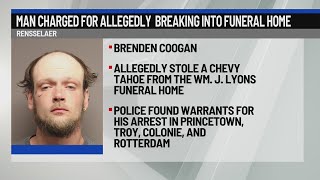 Man accused of breaking into Rensselaer funeral home