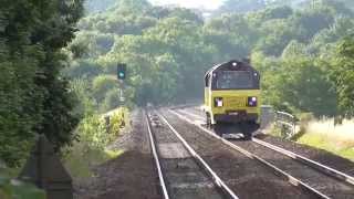 Colas 70809 light engine from Crewe to Westbury + HORNS