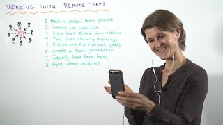 8 tips for Working with Remote Teams - Leadership Training