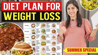 Weight Loss Diet Plan in Hindi | Summer Special by GunjanShouts
