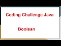 Coding Challenge in Java  - Boolean Expression