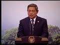 president yudhoyono opening speech