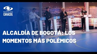 Debate Alcaldía de Bogotá: reviva las pullas y las polémicas de los candidatos