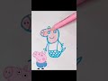 Draw Mermaid George Pig | Peppa Pig 215