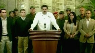 Nicolás Maduro anuncia la muerte de Hugo Chávez