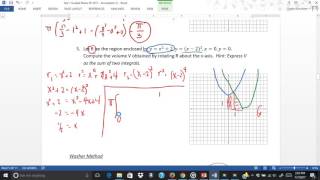 Section 7 2 Disk Method Example 5