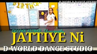 JATTIYE NI | Kids Bhangra Dance | Jordan Sandhu | ft. Deepak Kumar Choreography | D-WORLD DANCE